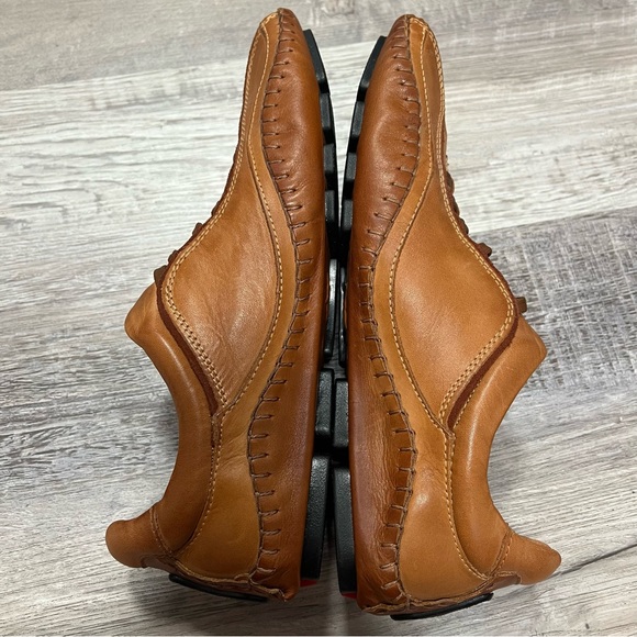 PIKOLINOS Tan Leather Drivers Loafers with Moccasin Design Slip On  Size 10 - Picture 11 of 15